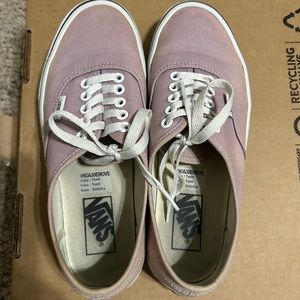 light purple authentic vans 💜